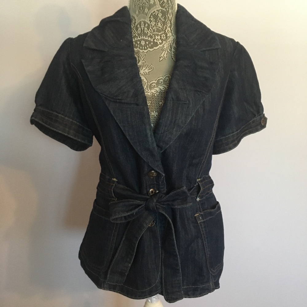 Short Sleeve Denim Jacket